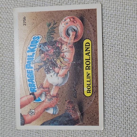 1987 Topps Garbage Pail Kids Original Series 7 Rollin’ Roland 275b MINT - Picture 5 of 5